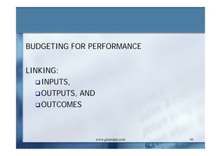 DEVELOPMENT AND ADMINISTRATION (III)