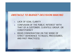 DEVELOPMENT AND ADMINISTRATION (III)