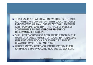 DEVELOPMENT AND ADMINISTRATION (III)