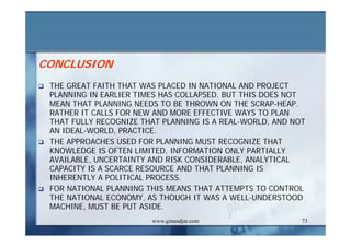 DEVELOPMENT AND ADMINISTRATION (III)