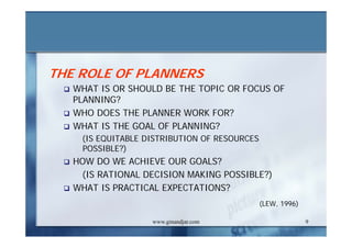 DEVELOPMENT AND ADMINISTRATION (III)