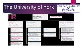 The University of York
 