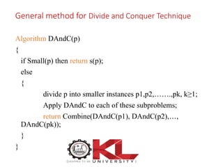 Comprehensive Guide to Divide and Conquer Algorithms and Recurrence ...
