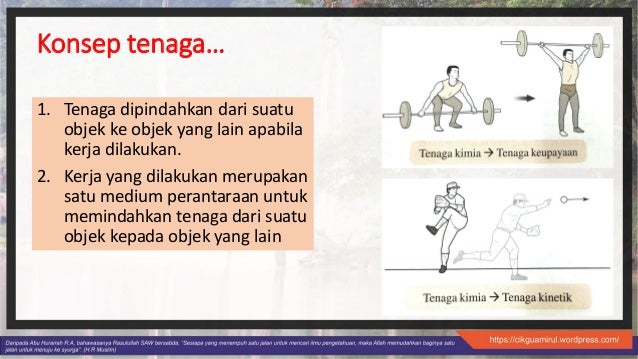 07 Dsm1021 Sains 1 Topik 4 Kerja Tenaga Dan Kuasa