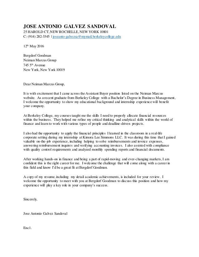 cover letter cover letters for recent graduates with internship experience
