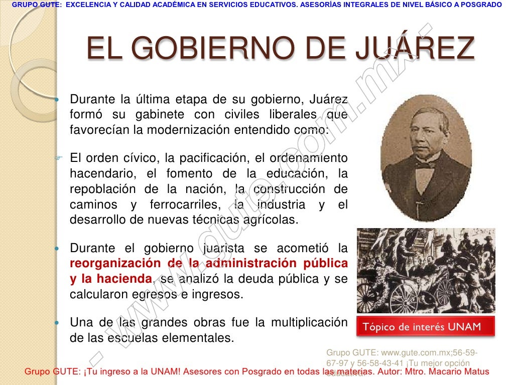 07 El Gobierno De Juárez
