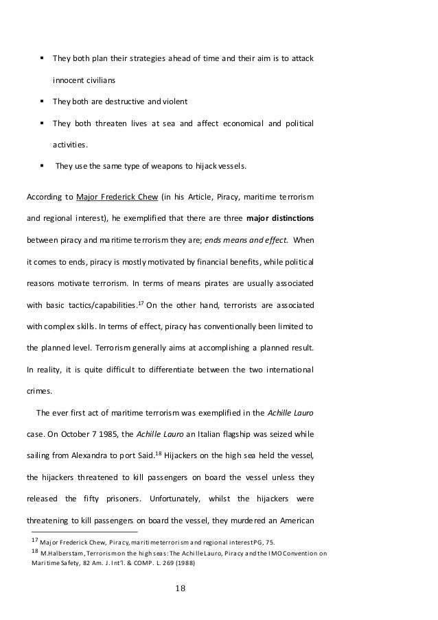 Maritime thesis sample picture