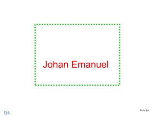 Johan Emanuel
Ficha 14
 