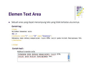 HTML FORM