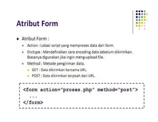 HTML FORM