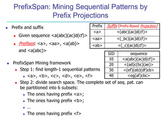 Data Mining: Concepts and Techniques chapter 07 : Advanced Frequent ...