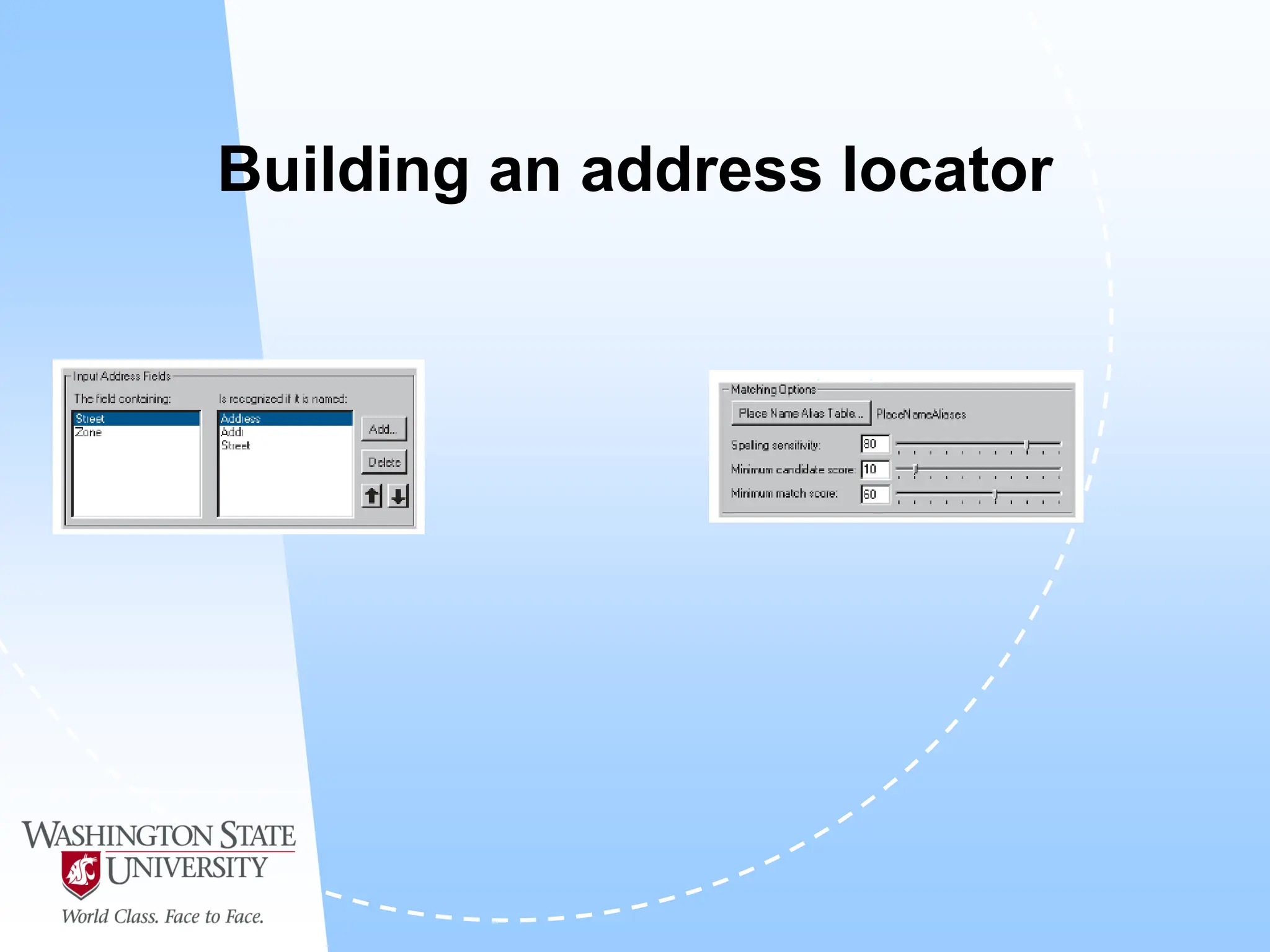 Building an address locator
 