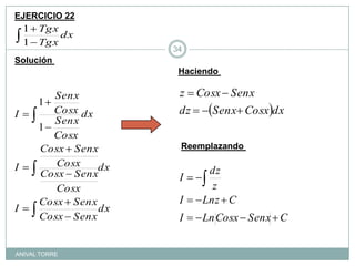 EJERCICIO 22Solución Haciendo Reemplazando ANIVAL TORRE34