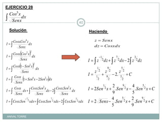 EJERCICIO 28Solución Haciendo ANIVAL TORRE40