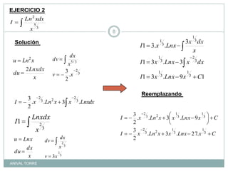 EJERCICIO 2Solución Reemplazando ANIVAL TORRE8