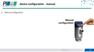39PROFIBUS UK 39
device configuration - manual
Manual
configuration
5. Manual configuration
 