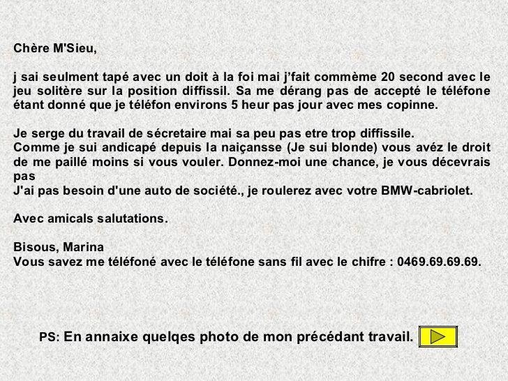 07 La Lettre De Motivation