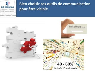 Bien choisir ses outils de communication
pour être visible
 