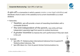 Split Ups Mergers & Acquisitions IX | PDF