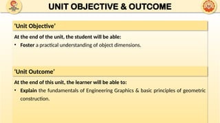 Unit Outcomes UNIT 1 - A - FUNDAMENTALS OF ENGG DRG_10-09-2025.pptx