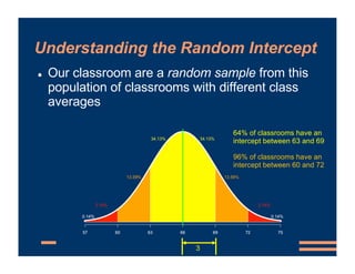 Mixed Effects Models - Random Intercepts | PDF