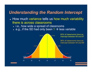 Mixed Effects Models - Random Intercepts | PDF