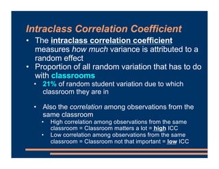 Mixed Effects Models - Random Intercepts | PDF