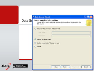 Data Source - Impersonation (Authentication)
 
