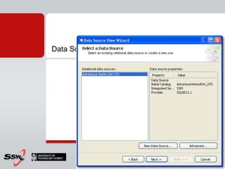 Data Source View – Data Source
 