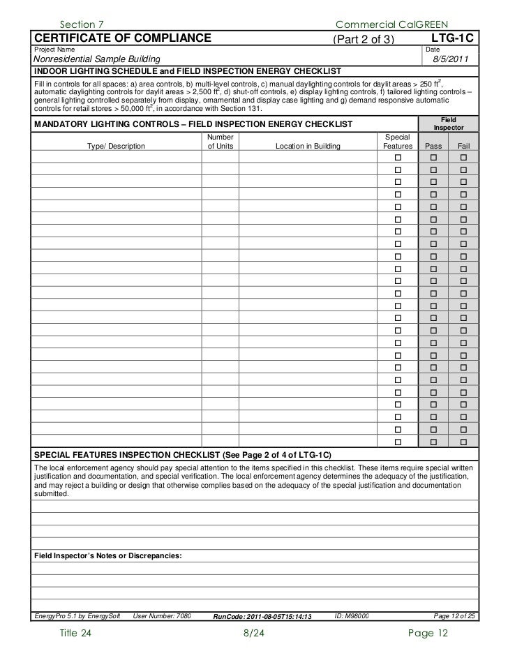 commercial calgreen building enery analysis report buildings maintenance checklist