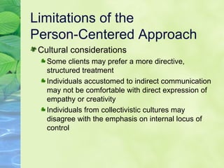 07 Person Centered Therapy PPT