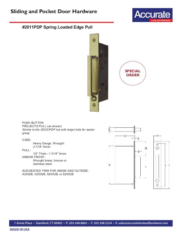 Pocket Sliding Door Locks
