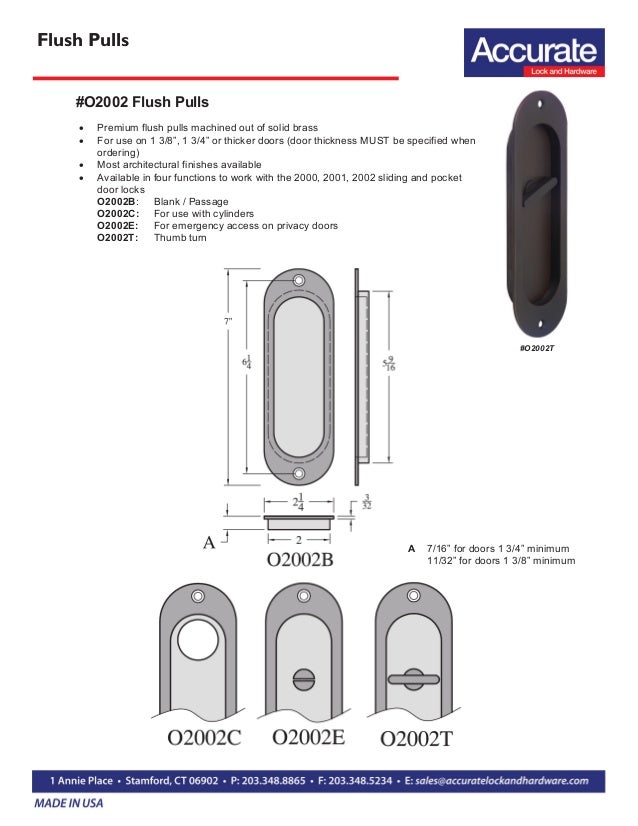 Pocket Sliding Door Locks