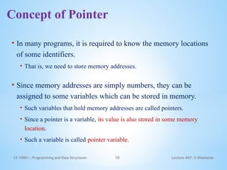 Comprehensive Guide to Pointers in C Programming and Data Structures | PPTX