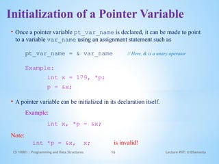 Comprehensive Guide to Pointers in C Programming and Data Structures | PPTX