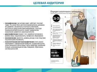 ЦЕЛЕВАЯ АУДИТОРИЯ
 