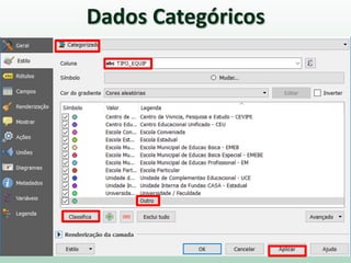 Dados Categóricos
 