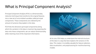 Principal Component Analysis (PCA) & Feature Selection | PPTX