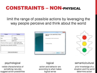 CONSTRAINTS – NON-PHYSICAL
 