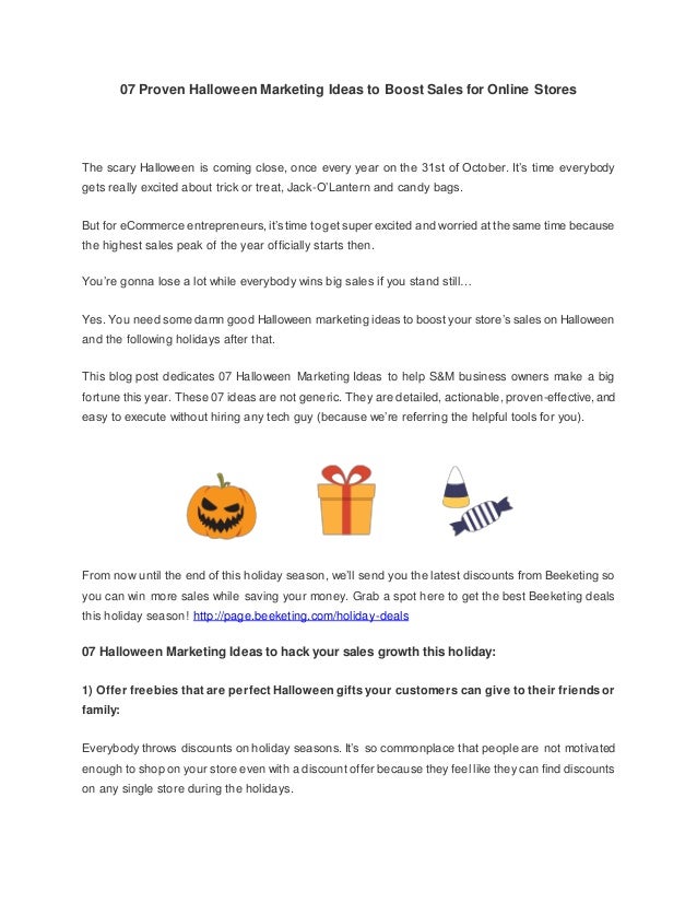 07 Proven Halloween Marketing Ideas To Boost Sales For Online Stores