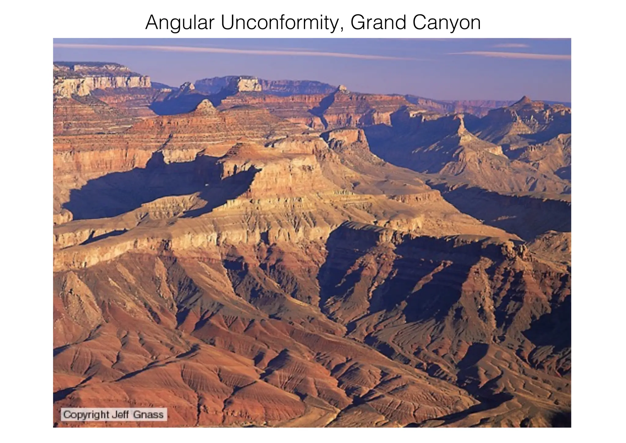 Angular Unconformity, Grand Canyon
 