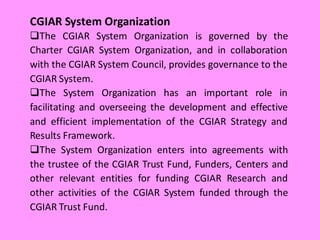 07 role of cgiar system in the germplasm exchange | PDF