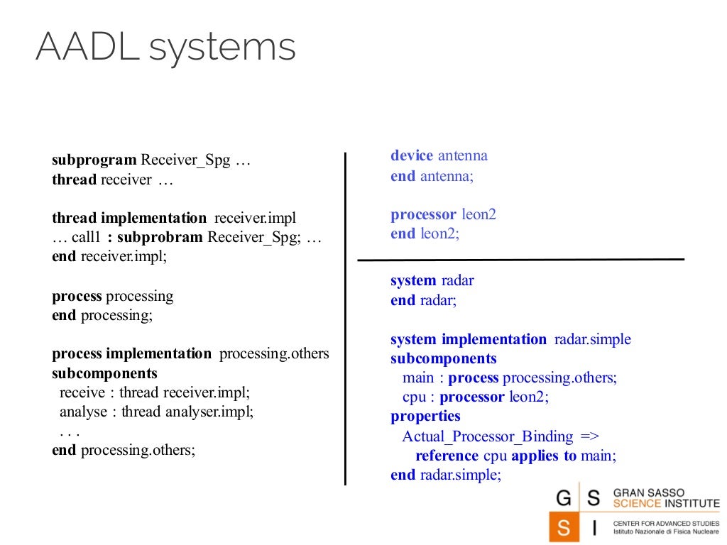  2015 2016 AADL Architecture Analysis And Design Language 