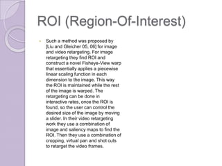 study Seam Carving For Content Aware Image Resizing | PPTX