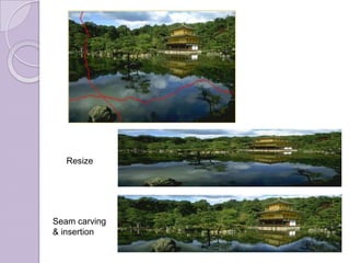 study Seam Carving For Content Aware Image Resizing | PPTX