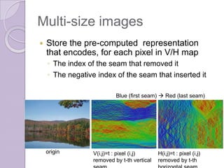 study Seam Carving For Content Aware Image Resizing | PPTX