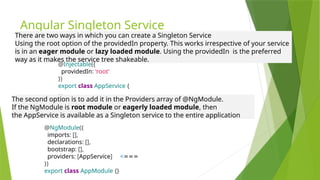 What is service in Angular and how to use it. | PPTX