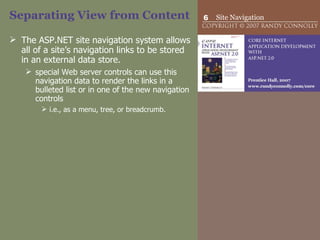 ASP.NET 07 - Site Navigation | PPT