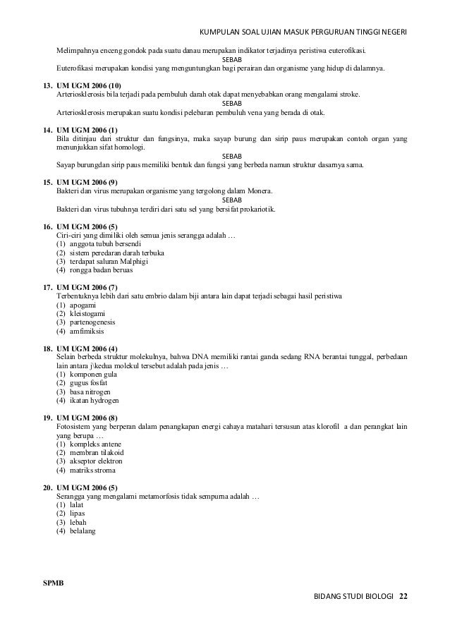 Unduh Contoh Soal Sbmptn Tentang Virus + Jawaban Dikdasmen