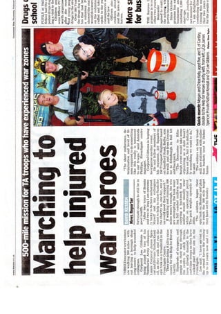Doncaster Star Help For Heros Article
